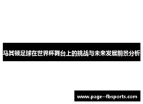 马其顿足球在世界杯舞台上的挑战与未来发展前景分析